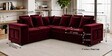 Amanda 6 seater Corner Sofa In Maroon Color