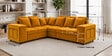 Amanda 6 seater Corner Sofa In Mustard Color