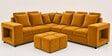 Amanda 6 seater Corner Sofa In Mustard Color