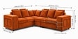 Amanda 6 seater Corner Sofa In Orange Color Amanda 6 seater Corner Sofa In Orange Color