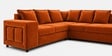 Amanda 6 seater Corner Sofa In Orange Color Amanda 6 seater Corner Sofa In Orange Color