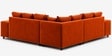 Amanda 6 seater Corner Sofa In Orange Color Amanda 6 seater Corner Sofa In Orange Color
