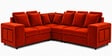 Amanda 6 seater Corner Sofa In Orange Color