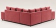 Amanda 6 seater Corner Sofa In Rose Color