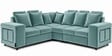 Amanda 6 seater Corner Sofa In Teal Color Amanda 6 seater Corner Sofa In Teal Color