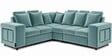 Amanda 6 seater Corner Sofa In Teal Color