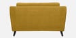 Amanda Fabric 2 Seater Sofa In Camel Yellow Colour
