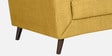 Amanda Fabric 2 Seater Sofa In Camel Yellow Colour
