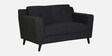 Amanda Fabric 2 Seater Sofa In Charcoal Grey Colour