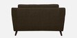Amanda Fabric 2 Seater Sofa In Chestnut Brown Colour