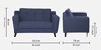 Amanda Fabric 2 Seater Sofa In Navy Blue Colour
