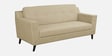 Amanda Fabric 3 Seater Sofa In Beige Colour