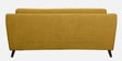 Amanda Fabric 3 Seater Sofa In Camel Yellow Colour