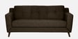 Amanda Fabric 3 Seater Sofa In Chestnut Brown Colour