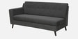 Amanda Fabric LHS Sectional Sofa (3 + Lounger) In Charcoal Grey Colour