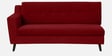 Amanda Fabric LHS Sectional Sofa (3 + Lounger) In Garnet Red Colour