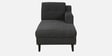 Amanda Fabric LHS Sectional Sofa (3 + Lounger) In Charcoal Grey Colour