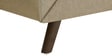 Amanda Fabric LHS Sectional Sofa (3 + Lounger) In Sandy Brown Colour