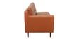 Amanda Leatherette LHS Sectional Sofa (3 + Lounger) In Tan Colour