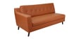 Amanda Leatherette LHS Sectional Sofa (3 + Lounger) In Tan Colour