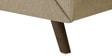 Amanda Fabric RHS Sectional Sofa (3 + Lounger) in Sandy Brown Colour