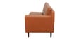 Amanda Leatherette RHS Sectional Sofa (3 + Lounger) in Tan Colour