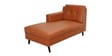 Amanda Leatherette RHS Sectional Sofa (3 + Lounger) in Tan Colour