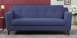 Amanda Fabric 3 Seater Sofa In Navy Blue Colour