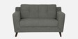 Amanda Velvet 2 Seater Sofa In Grey Colour
