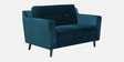 Amanda Velvet 2 Seater Sofa In Teal Blue Colour