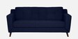 Amanda Velvet 3 Seater Sofa In Royal Blue Colour