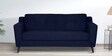Amanda Velvet 3 Seater Sofa In Royal Blue Colour