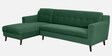 Amanda Fabric Fabric RHS Sectional Sofa (3 + Lounger) In Mint Green Colour