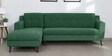 Amanda Fabric Fabric RHS Sectional Sofa (3 + Lounger) In Mint Green Colour