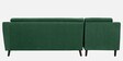 Amanda Fabric Fabric RHS Sectional Sofa (3 + Lounger) In Mint Green Colour