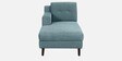 Amanda Fabric Fabric RHS Sectional Sofa (3 + Lounger) In Powder Blue Colour