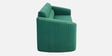 Amara Velvet Sofa Cum Bed in Forest Green Colour