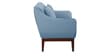 Amelia Fabric 3 Seater Sofa In Ice Blue Colour