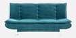 Amoeba Fabric Convertible Sofa Cum Bed in Malibu Green Colour