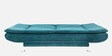 Amoeba Fabric Convertible Sofa Cum Bed in Malibu Green Colour