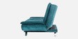 Amoeba Fabric Convertible Sofa Cum Bed in Malibu Green Colour