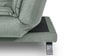 Amoeba Fabric Convertible Sofa Cum Bed in Omega Green Colour