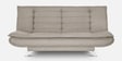 Amoeba Fabric Convertible Sofa Cum Bed in Omega Pearl Colour