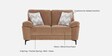 Amsterdam Fabric 2 Seater Sofa in Brown Colour