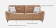 Amsterdam Fabric 3 Seater Sofa in Brown Colour