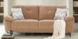Amsterdam Fabric 3 Seater Sofa in Brown Colour