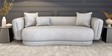 Amyra 3 Seater Sofa In Grey Finish