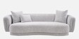 Amyra 3 Seater Sofa In Grey Finish
