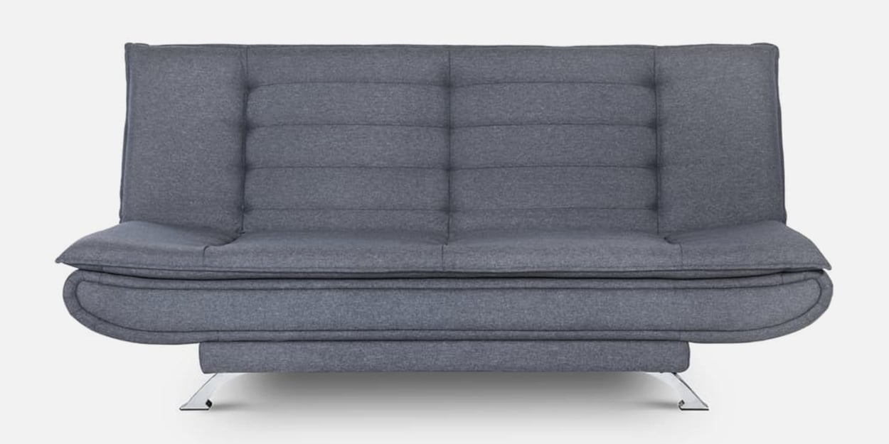 Buy Amoeba Fabric Convertible Sofa Cum Bed in Omega Blue Colour at 28