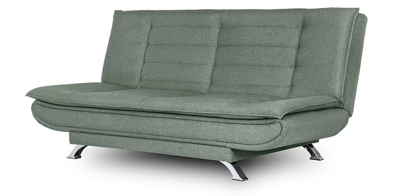 Buy Amoeba Sofa cum Bed in Omega Green Colour by Wakefit Online